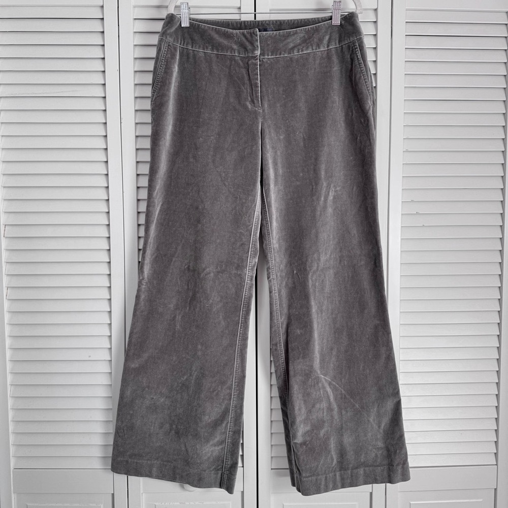 Boden Wide Leg Pants in Charcoal Gray